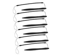 OKUMEYR 6pcs Resistive Screen Stylus Lanyard Pen Strap for Tablet Stylus Holder Elastic Touch Screen Pen Cap Strap to Prevent Losing Clipboard