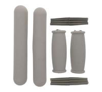 OKUMEYR 6pcs Rubber Crutch Hand Grip Pads with Anti-slip Feature and Easy Installation, Underarm Crutch Accessories for Walkers and Mobility Aids, Comfortable Replacement Handles