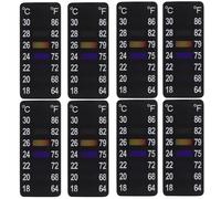 OKUMEYR 8 x Temperature Stickers for the Fermentation Tank Strips Fermentation Glass Brewing Fermentation Sticker for Brewing Sticker Pet