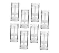 OKUMEYR 8pcs 30ml Plastic Twist-up Empty Bottles for DIY Deodorant Balm, Refillable Stick Tube Containers for Personal Care Storage