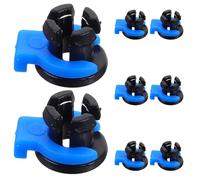 OKUMEYR 8pcs Bowden Tube Coupling Collet Clamp Clip Set 4mm Plastic Quick Connectors for 3D Printer Hotend Extruder Accessories Compatible with Filament Supply