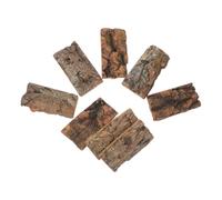 OKUMEYR 8pcs Cork Bark Hide for Reptiles and Amphibians Natural