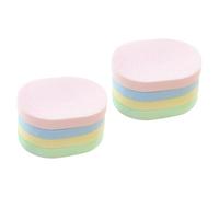 OKUMEYR 8pcs Face Exfoliating Sponges Thickened Sponge Structure Lightweight Facial Cleaning Makeup Removal Pads for Daily Skin Care with Random Colours Random Color
