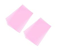 OKUMEYR 8pcs Refrigerator Mats Washable Oil- Anti-skid Shelf Liners for Fridge Cabinets Flexible Material Pink