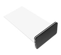 OKUMEYR Acrylic table top sign holder Desktop Menu Storage Stand with Prevents Falling Out Feature for Restaurants and Offices, Clear Display Stand