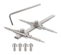 OKUMEYR Adjustable Metal Lens Wrench Repair Kit for Camera and Telescope Stainless Steel Lens Spanner with Removable Screws for Dslr Camera Maintenance