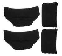 OKUMEYR Black Memory Foam Crutch Handle Pad and Underarm Cushion for Comfortable, Easy to Clean Crutches, Suitable for Patients Using Mobility Aids