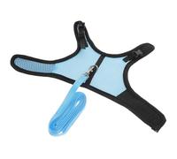 OKUMEYR Blue Mesh Cloth Guinea Pig Leash and Rabbit Pulling Strap with Adorable Design for Indoor Use, Convenient to Use and Store Pet Harness Leash for Small Animals