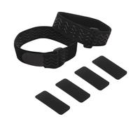 OKUMEYR Boots Strap Elastic Black Nylon Bands 1 Set Self-Adhesive Prevent Slipping for High Boots with, Ideal for Outdoor Use