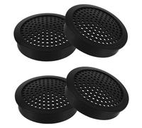 OKUMEYR Car Speaker Grill Covers with Easy Installation 4pcs Protective Mesh Guard Material Black for Speakers and Car Subwoofer for Automotive Audio System