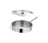 OKUMEYR Cold Shrimp Colander Large Filter Stainless-Steel Filter for Dessert Making Tool Use in Home Kitchen Scenario