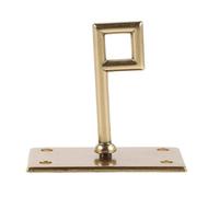 OKUMEYR Copper Purse Lock Clasp with Quick Setup and Locking Security, Brushed Brass Finish, for DIY Handbag Repair and Tote Bag Accessories