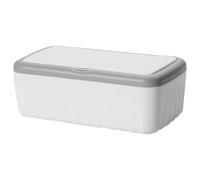 OKUMEYR Disposable Facial Towel Storage Box Rectangular Tissue Dispenser with Easy Dispensing Function, Sealed Design for and Bathroom Wipes, Large Capacity