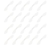 OKUMEYR Earrings for Jewelry Making, Lightweight and Compact 20pcs White Organza Dragonfly Wings Accessories with Fine Workmanship, for Earring Pendant Making