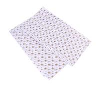 OKUMEYR Flower Bouquet Wrapping Paper for 20 Sheets Multipurpose Wrapping Beautiful Bronzing Star Print, Craft Use Packaging Paper and Floral Arrangements