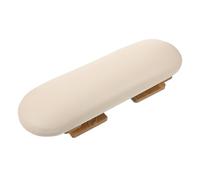 OKUMEYR Foldable Nail Art Hand Rest Cushion with Appropriate Height and Lightweight Design for Manicure Work and DIY Projects at Home, Wooden and Pu Material Nail Arm Rest for Professional