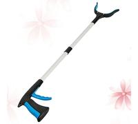 OKUMEYR Foldable Trash Reaching Assist Tool with High Strength Elastic Clamp, Alloy and Plastic Construction, Extend Your Reach for Indoor and Hospital Use, Suitable for Elderly