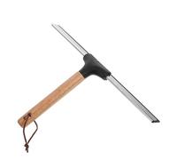 OKUMEYR Glass Wiper Shower Door Cleaner for Bathroom Cleaning Tools Window Squeegee Wooden Handle for Glass Clean Squeegee Car Window Cleaner