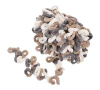 OKUMEYR Hand-Knit Thick Woolen Yarn for DIY Crafts, Super Chunky Finger Loop Knitting Thread, Soft Colorful Wool Suitable for ’s Scarves, Blankets, and Crochet Projects