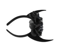 OKUMEYR Headband Decoration Horn Devil Skull and Halloween Lightweight Plush Resin Material for Accessory Party Cosplay Costume