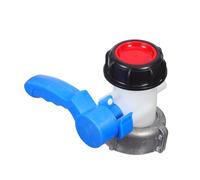 OKUMEYR Heavy Duty IBC Tote Valve with Aluminum Alloy Butterfly Valve for Water Tank Threaded Tank Fitting Adapter for Garden Irrigation and Rainwater Storage