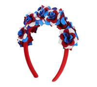 OKUMEYR Independence Day Headband Set Red White Blue Hair Band Festival Hair Band