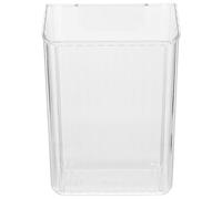 OKUMEYR Kitchen Hanging Waste Bin over Door Plastic Cabinet Trash Can for Food Scraps Storage, Small Wall-mounted Kitchen Waste Basket with Front U-shape Opening