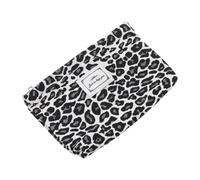OKUMEYR Large Capacity Leopard Print Toiletry Bag for Travel with Lightweight Polyester Material and Easy to Store Design, Portable Makeup Pouch for Outdoor Use Random Color