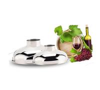 OKUMEYR Large Diameter Wide Neck Funnel Stainless Steel Kitchen Strainer for Filling Bottles Making Jam Pickle Comfortable Handle