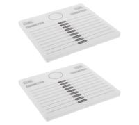 OKUMEYR Lash Holder Pallets White 2pcs Acrylic for False Eyelashes with Easy Installation and No Deformation Eyelash Display Boards for Beauty Salons and Personal Use by Professionals