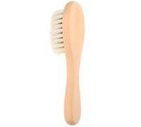 OKUMEYR Laundry Brush with Natural Soft Bristles and Wooden Handle, for Delicate Fabrics and Linens, Removes Stubborn Stains while Saving Time and Effort during Gentle Clothes Cleaning
