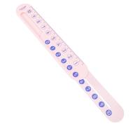 OKUMEYR Math Learning Ruler for Kids Pink Digital Slide Ruler for Addition and Subtraction Number Matching Tool for Kindergarten and First Grade