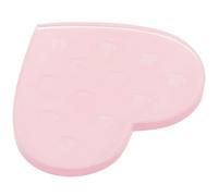 OKUMEYR Mini Sized Glass Eyelash Grafting Pad with Delay Drying Time Feature for Professional Salon and Daily Use Eyelash Extension Tool in Pink