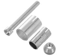 OKUMEYR Motorcycle Handlebar End Caps with Shock Resistance and Stable Fit Metal Motorcycle Handlebar Plug and Rearview Mirror Installation