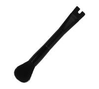 OKUMEYR Nose Contour Brush Double Ended for Liquid Foundation and Concealer Black and Nylon Material U Shaped Black and Nylon Material High Nose Bridge Contouring Makeup Brush for Women