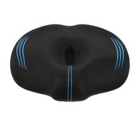 OKUMEYR Noseless with Ischial Support and Enhanced Breathability Extra Wide Padded Bicycle Seat Cushion Ergonomic Cruiser Bike Saddle for Men and Women for Commuting and Exercise on City