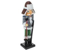 OKUMEYR Nutcracker Soldier Figure Christmas Ornament Unique Xmas Decoration for Home Hotel Restaurant and Shop Holiday and Festive Cheer