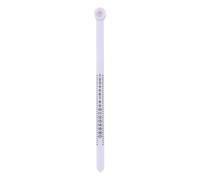 OKUMEYR Plastic Ring Sizer Gauge with Magnifying Lens Acrylic Material Lightweight and Portable for Accurate Wedding Ring Measurements and Party Jewelry Sizing