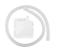 OKUMEYR Portable Ac Drain Pan with Hose Weather Resistant Plastic Condensate Drip Catcher for Window Air Conditioners Fit Tool Installation Outdoor Drainage Accessory