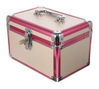 OKUMEYR Portable Aluminum Alloy Tool Box Small 24x16x16cm Metal Storage Case for Foot Therapy Supplies Sundries Organizer with Rounded Corners Suitable for Beauty Salon and Home Use