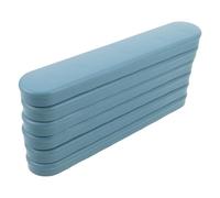 OKUMEYR Portable Toilet Chair Arm Pads, 3Pair Bedside Commode Chair Arm Pads Replacement, Plastic Stable Support Non-Slip for Elderly Patient