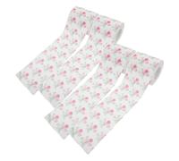OKUMEYR Printed Toilet Paper Rolls Decorative Floral Bathroom Tissue 4 Rolls Wood Pulp for Home Travel and Everyday Use