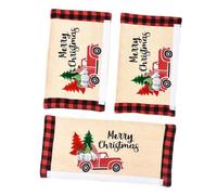 OKUMEYR Protective Fridge Handle Microwave Door Handle Cover Oven Handle Protector Christmas Theme Universal Kitchen Appliance Cover Set