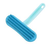 OKUMEYR Rabbit Grooming Brush Detangles and Removes Hair Easily for Small Pets with Soft Silicone Bristles User-friendly Design Blue Large Size Suitable for Rabbits and Small Animals