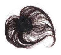 OKUMEYR Real Human Hair Topper for Thinning Hair Women Brown Hairpiece with Comfortable Clip-on Design Lightweight and Natural Look Hairpiece for Adult Women