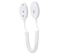 OKUMEYR Remote Holder Security Cable with Self-adhesive Hook Coiled Anti-lost Tether for Tv Remote Controls Easy Installation and Practical for Microphones and Speakers