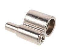 OKUMEYR Rotary Valve Center Shaft for Brass Instruments, Two-stage Left Metal Silver 1.80x1.50x0.90cm for Trombone and Baritone Horn, Studio Performance Teaching