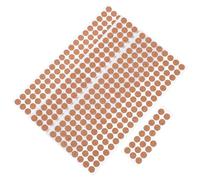 OKUMEYR Self Adhesive Cork Pads Heat Insulation and Non Slip Features 500pcs round Flat Circles Sturdy Cork Furniture Pads for Cabinet Doors, Drawer Interiors, and DIY Craft