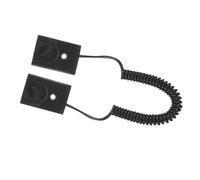 OKUMEYR Self Adhesive Remote Leash with Security Cable Theft Elastic Spring Rope for Phones Tvs Devices No Drill Installation Minimalist Design for Home Organization