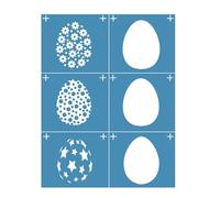 OKUMEYR Self-Adhesive Washable Gauze Material Mesh Screen Printing Stencil Template with Pattern Design, Practical and Reusable Transfer Template for Crafts for Hands-on